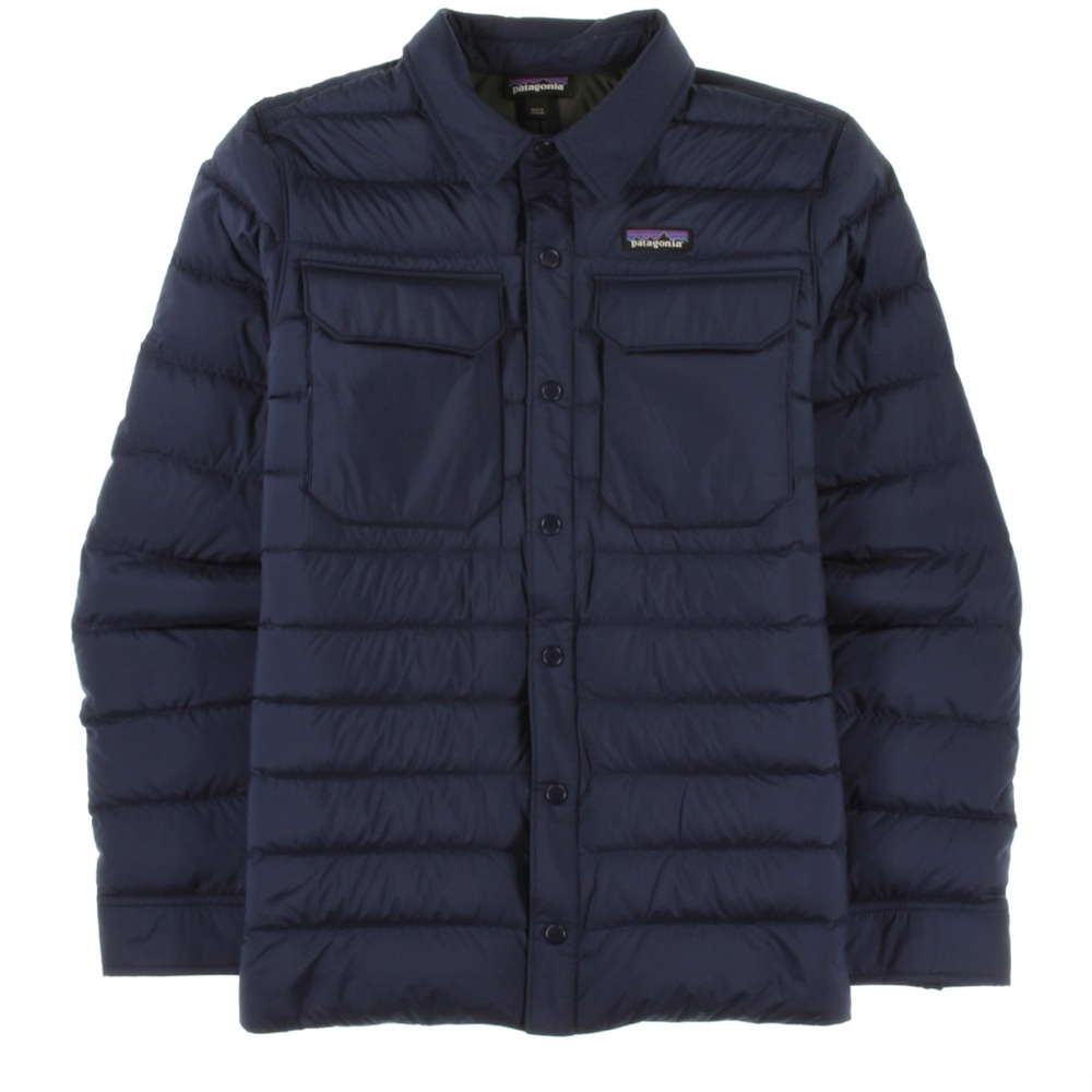 Patagonia Men’s Silent Down Shirt Jacket.